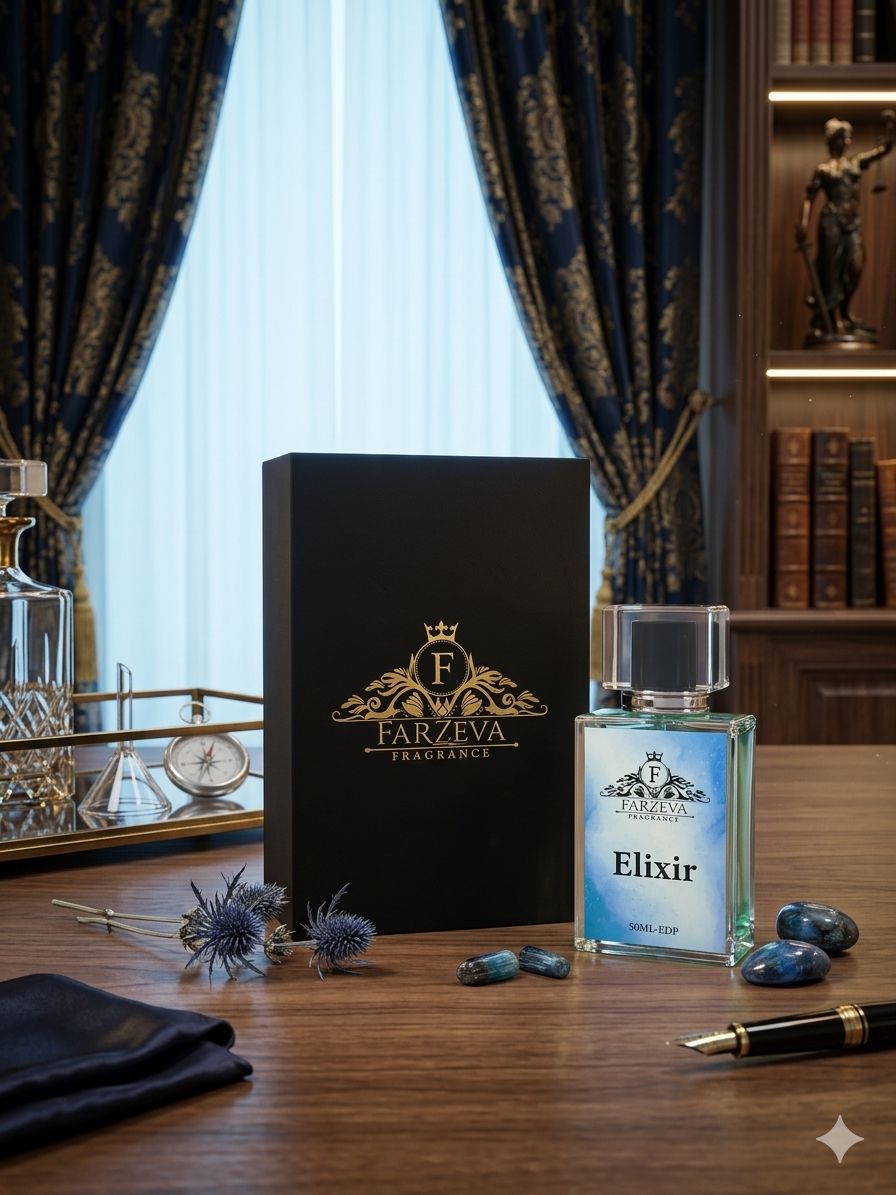 Elixir Unisex Perfume  Fresh Citrus, Cardamom & Woody Musk Long Lasting Fragrance (12–14 Hours)